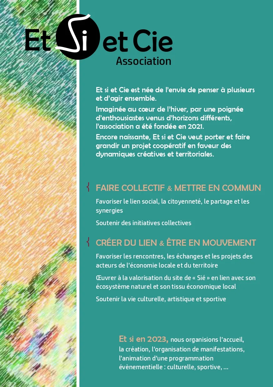Presentation of the Et Si et Cie association, page 1