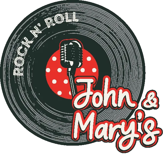 Logo du groupe John & Mary’s, rock’n’roll